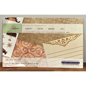 Creative Memories Ribbon Scrapbook Paper Pack & Stickers